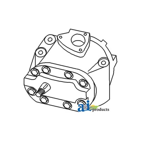 A & I Products Pump, Hydraulic, Main (Dual) 6.7" x8.8" x6.4" A-3790722M1